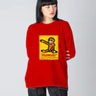 YS VINTAGE WORKSのチェコ おサルさん Big Long Sleeve T-Shirt