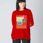 YS VINTAGE WORKSのチェコ　ラジカセ ビッグシルエットロングスリーブTシャツ