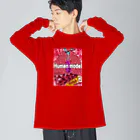 みにゃ次郎の人体模型 Big Long Sleeve T-Shirt