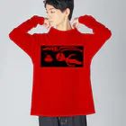 CHOSANAの好きな色に染めて 漂う宇宙人 Big Long Sleeve T-Shirt