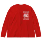 キッズモード某の還暦＆アラ還を軽やかにすごすロゴ(羽付きバックptバージョン)濃色用 Big Long Sleeve T-Shirt