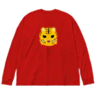 CHOSANAの猫柄の虎 ビッグシルエットロングスリーブTシャツ