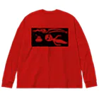 CHOSANAの好きな色に染めて 漂う宇宙人 Big Long Sleeve T-Shirt