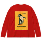 YS VINTAGE WORKSのチェコ・プラハ動物園　ペンギン　 Big Long Sleeve T-Shirt