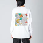 moko's merry shopの勇気をあなたへ Big Long Sleeve T-Shirt