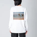 金木犀のハートロック Big Long Sleeve T-Shirt