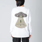 サユリアリティネオ🛸のUFOから宇宙人 Big Long Sleeve T-Shirt