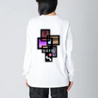 Ｍ✧Ｌｏｖｅｌｏ（エム・ラヴロ）のパネル Big Long Sleeve T-Shirt