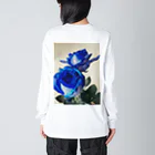 AIRIの青薔薇 ビッグシルエットロングスリーブTシャツ