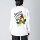 SAUNA ZOMBIESのSAUNA ZOMBIES-Giddy Tiger LONG SLEEVE T- Big Long Sleeve T-Shirt