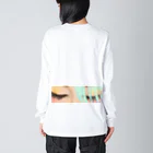 Ｍ✧Ｌｏｖｅｌｏ（エム・ラヴロ）の赤いくちびる💋（横） Big Long Sleeve T-Shirt