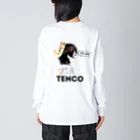 TENCO shopのTENCOちゃん（黒ロゴ） Big Long Sleeve T-Shirt