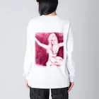 ieharatoshiakiのアルコールよりもイチゴのソーダ（両面プリント） Big Long Sleeve T-Shirt