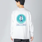 大貓和朋友的商店の台湾のアイス屋さん　バックプリント Big Long Sleeve T-Shirt