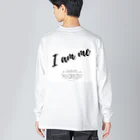 Riku_ShinmuraのI am me ビッグシルエットロングスリーブTシャツ