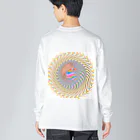 beavermoonのフラワー Big Long Sleeve T-Shirt