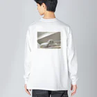 桃のりた坊 Big Long Sleeve T-Shirt