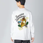 SAUNA ZOMBIESのSAUNA ZOMBIES-Giddy Tiger LONG SLEEVE T- Big Long Sleeve T-Shirt