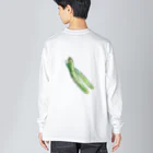 akane_art（茜音工房）のベジタブルT（キュウリ） Big Long Sleeve T-Shirt