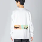 Ｍ✧Ｌｏｖｅｌｏ（エム・ラヴロ）の赤いくちびる💋（横） Big Long Sleeve T-Shirt