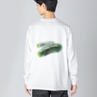 akane_art（茜音工房）のベジタブルT（ズッキーニ） Big Long Sleeve T-Shirt