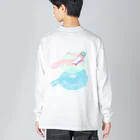 竹条いちいのFLOAT ビッグシルエットロングスリーブTシャツ