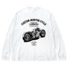 illustrator_HaLのCUSTOM MORTOR CYCLE ビッグシルエットロングスリーブTシャツ