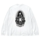 SAUNA ZOMBIESのSAUNA ZOMBIES- Praying Skeleton LONG SLEEVE T- Big Long Sleeve T-Shirt