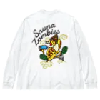 SAUNA ZOMBIESのSAUNA ZOMBIES-Giddy Tiger LONG SLEEVE T- ビッグシルエットロングスリーブTシャツ