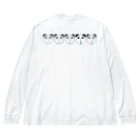 BIEN des PIENのBIEN des PIEN　ぴえんパンダ（グレー5） Big Long Sleeve T-Shirt