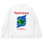 natureのカメちゃん(ワンポイント入り) Big Long Sleeve T-Shirt