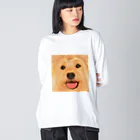 popcorn_jumpのめんこにっこり Big Long Sleeve T-Shirt