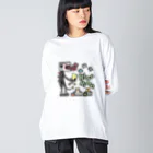 mabterroのマイナンバ〜カ ビッグシルエットロングスリーブTシャツ