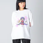 まなネコ❤️🐈の第1弾 もぐもぐクッキータイム Big Long Sleeve T-Shirt