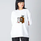 ミナミハチゴーのネコピアノwithヨゲンノトリ Big Long Sleeve T-Shirt