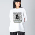 音楽と鳥舎のDebussy's Corner Big Long Sleeve T-Shirt