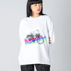 よとのかっこいいケッタマシーンモチムシ Big Long Sleeve T-Shirt