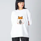 KAMAP ＆ Ricaの【KAMAP】ゴルハムちゃんとおっきなヒマ種 ビッグシルエットロングスリーブTシャツ