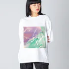 Spritual Journeyのポーリングアート×SPJegg ビッグシルエットロングスリーブTシャツ