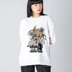 異夜のアトリエの片角山羊の悪魔 Big Long Sleeve T-Shirt