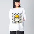 小野寺 光子 (Mitsuko Onodera)のエッグタルト猫 Big Long Sleeve T-Shirt