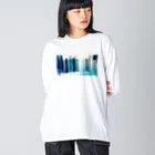 まっぽしらんどのNight Station ビッグシルエットロングスリーブTシャツ