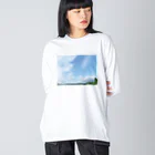 akane_art（茜音工房）の癒しの風景（空と雲） Big Long Sleeve T-Shirt