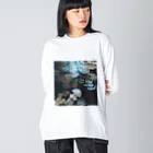 Haunted LabのJellyfish クラゲ ビッグシルエットロングスリーブTシャツ