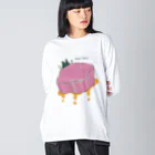 [ DDitBBD. ]のMeat! Meat! ビッグシルエットロングスリーブTシャツ