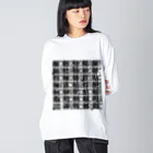 9bdesignのサカナ偏の漢字のアレ Big Long Sleeve T-Shirt