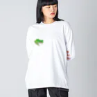 森図鑑の[森図鑑]アマガエル Big Long Sleeve T-Shirt