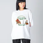 シロクマ商店の友達クマ Big Long Sleeve T-Shirt