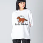 シロクマ商店のグラスワンダー Big Long Sleeve T-Shirt