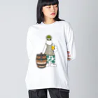 シロクマ商店のビアクマ Big Long Sleeve T-Shirt